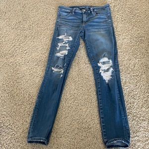 American Eagle Next Level Stretch Ripped Jeans